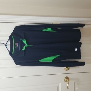 2/$13 Fila Sport navy blue golf athletic shirt sz XL